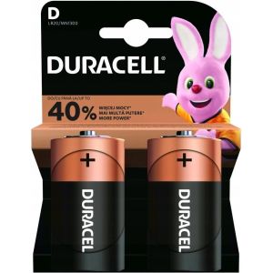 Obrázok pre výrobcu Duracell Basic alkalická baterie 2 ks (D)