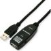 Obrázok pre výrobcu AXAGON ADR-210, USB 2.0 A-M -> A-F aktivní prodlužovací / repeater kabel, 10m