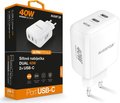 Obrázok pre výrobcu Chytrá síťová nabíječka ALIGATOR Power Delivery 40W, 2xUSB-C, bílá