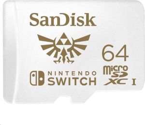 Obrázok pre výrobcu SanDisk MicroSDXC karta 64GB for Nintendo Switch (R:100/W:90 MB/s, UHS-I, V30,U3, C10, A1) licensed Product, Super Mario