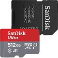 Obrázok pre výrobcu SanDisk MicroSDXC karta 512GB Ultra (150 MB/s, A1 Class 10 UHS-I) + adaptér