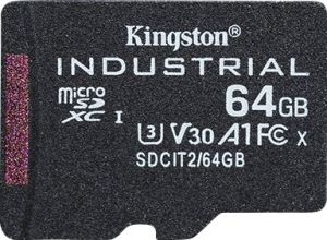 Obrázok pre výrobcu Kingston Industrial micro SDHC 64GB /UHS-I U3 / Class 10