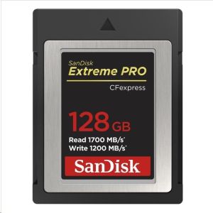 Obrázok pre výrobcu SanDisk Extreme Pro CFexpress 128 GB, typ B, 1700 MB/s čítanie, 1200 MB/s zápis