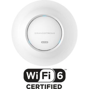 Obrázok pre výrobcu Grandstream GWN7665 AP, Wi-Fi 6E, 802.11ax, Tri-Band 2x2:2 MU-MIMO DL/UL OFDMA, 384 klientů, 48 SSID