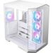 Obrázok pre výrobcu MSI skříň MAG PANO 100R PZ White/ bez zdroje/ levé a přední sklo/ 4x 120 mm A-RGB fan/ 1x USB-C/ 1x USB3.2/ bílá