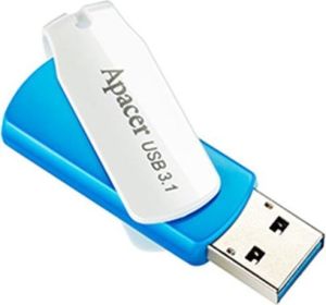 Obrázok pre výrobcu Apacer USB flash disk, USB 3.0, 32GB, AH357, modrý, USB A, s otočnou krytkou