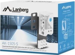 Obrázok pre výrobcu LANBERG AK-1505-S Closed-Loop Thermostat 10A with ear and terminal Block Gray