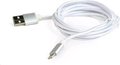 Obrázok pre výrobcu CABLEXPERT USB 2.0 Lightning nabíjecí a synchronizační kabel, opletený, 1,8m, stříbrný, blister