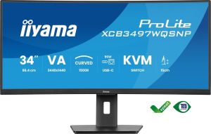 Obrázok pre výrobcu iiyama ProLite XCB3497WQSNP-B1 34"/VA/wQHD/ 120Hz/0,4ms/Black/3R