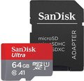 Obrázok pre výrobcu SanDisk MicroSDXC karta 64GB Ultra (140 MB/s, A1 Class 10 UHS-I) + adaptér