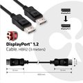 Obrázok pre výrobcu Club3D Kabel certifikovaný DisplayPort 1.2, 4K60Hz UHD (M/M), 3m, 30 AWG