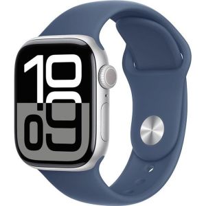 Obrázok pre výrobcu Apple Watch Series 10 GPS + Cellular 42mm Silver Aluminium Case with Denim Sport Band - M/L