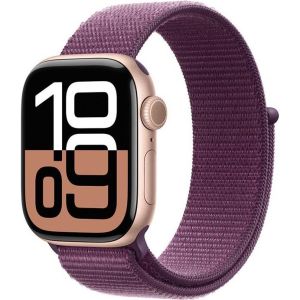 Obrázok pre výrobcu Apple Watch Series 10 GPS + Cellular 42mm Rose Gold Aluminium Case with Plum Sport Loop