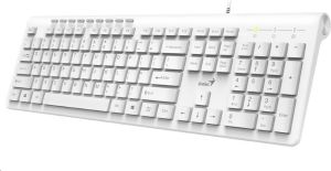 Obrázok pre výrobcu Genius klávesnice Slimstar 230/ drátová, USB, CZ+SK layout, bílá