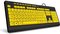 Obrázok pre výrobcu CONNECT IT FOR HEALTH CONTRAST klávesnice s velkým fontem, USB, CZ + SK verze, ŽLUTÁ/ČERNÁ