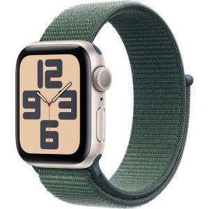 Obrázok pre výrobcu Apple Watch SE GPS 40mm Starlight Aluminium Case with Lake Green Sport Loop