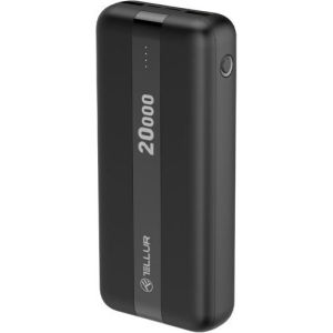 Obrázok pre výrobcu TELLUR PBC203 20000mAh Powerbank, 2xUSB, C, blk