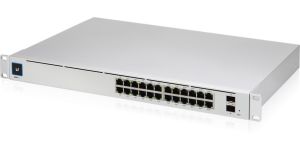 Obrázok pre výrobcu UBNT USW-Pro-24-POE - UniFi 24Port Gigabit Switch with 802.3bt PoE, L3 Features and SFP+