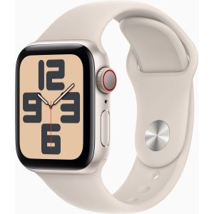 Obrázok pre výrobcu Apple Watch SE Cell/44mm/Starlight/Sport Band/Starlight/-M/L