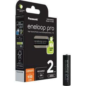 Obrázok pre výrobcu PANASONIC HR03 AAA 4HCDE/2BE ENELOOP PRO N, 930 mAh (Blistr 2ks)