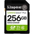 Obrázok pre výrobcu Kingston 256 GB SDXC karta Canvas Select Plus SD U1, V10 (r150MB/s)