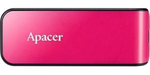 Obrázok pre výrobcu Apacer USB flash disk, 2.0, 64GB, AH334, ružový, AP64GAH334P-1, s výsuvným konektorom