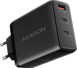 Obrázok pre výrobcu AXAGON nabíječka do sítě / ACU-DPQ100 / 2x USB-C / 1x USB-A / PD3.0/QC4+/PPS/SFC2.0/AFC/SCP/FCP/ Apple / 100W / černá