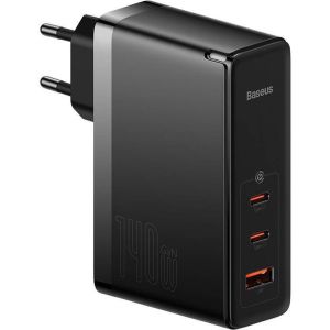 Obrázok pre výrobcu Baseus CCGP100201 GaN5 Pro Fast Nabíječka USB + 2xUSB-C 140W Black