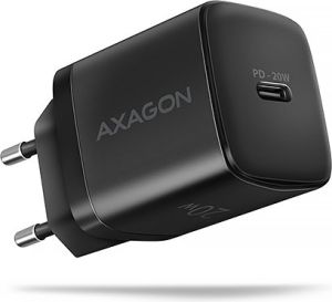 Obrázok pre výrobcu AXAGON ACU-PD20, nabíječka do sítě 20W, 1x port USB-C, PD3.0/PPS/QC4+/AFC/Apple, černá