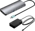 Obrázok pre výrobcu i-tec USB-C Metal Nano 3x Display Dock, 2x HDMI 1x USB-C video, PD 140W + Universal Charger 140W