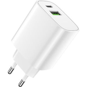 Obrázok pre výrobcu Rychlonabíječka do sítě Forever USB QC 3.0 a USB-C QC PD 20W LS-04 bílá