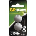 Obrázok pre výrobcu GP CR2016 Lithiová knoflíková beterie (2ks)