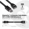 Obrázok pre výrobcu Club3D Predlžovací kábel DisplayPort 1.4 8K 60Hz DSC 1.2 HBR3 HDR obojsmerný (M/F), 3m