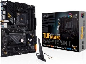 Obrázok pre výrobcu ASUS MB Sc AM4 TUF GAMING B550-PLUS (WI-FI) II, AMD B550, 4xDDR4, 1xDP, 1xHDMI, WI-FI