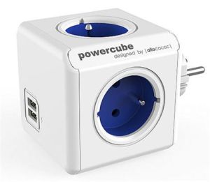 Obrázok pre výrobcu Zásuvka PowerCube ORIGINAL USB, Blue, 4 rozbočka, 2x USB