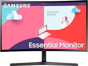 Obrázok pre výrobcu SAMSUNG 24" S366C FullHD - Prohnutý 1800R, VA, 1920x1080, 4ms, 75Hz,VGA,HDMI