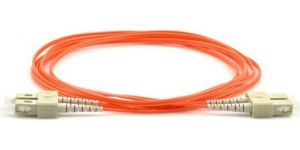 Obrázok pre výrobcu Optický patch cord duplex SC-SC 50/125 3m MM OM4