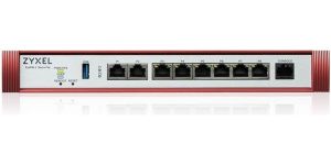 Obrázok pre výrobcu Zyxel USG FLEX200 HP Series, User-definable ports with 1*2.5G, 1*2.5G( PoE+) & 6*1G, 1*USB (device only)