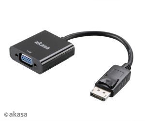 Obrázok pre výrobcu AKASA AK-CBDP04-20BK DisplayPort to VGA Converter, 20cm