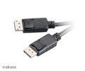 Obrázok pre výrobcu AKASA AK-CBDP01-20BK DisplayPort to DisplayPort, 1.2 , 2meters