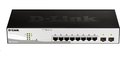 Obrázok pre výrobcu D-Link DGS-1210-10 10port Gbit Smart Sw,2xSFP