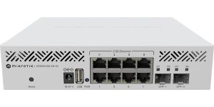 Obrázok pre výrobcu MIKROTIK RouterBOARD Cloud Router Switch CRS310-8G+2S+IN + L5 (800MHz, 256MB RAM, 8x 2,5GLAN, 2x SFP+, USB) deskto