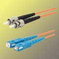 Obrázok pre výrobcu Optický patchkabel duplexní, ST-SC 9/125um SM, 2m