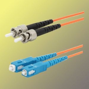 Obrázok pre výrobcu Optický patchkabel duplexní, ST-SC 9/125um SM, 2m