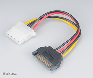 Obrázok pre výrobcu Adaptér SATA na 4pin Molex - 15 cm