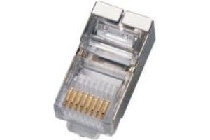 Obrázok pre výrobcu Konektor RJ45 STP Cat5e 8p8c pro licnu (10ks)