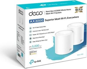 Obrázok pre výrobcu TP-Link AX3000 Smart Home Mesh WiFi6 Deco System X60(2-pack)