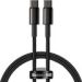 Obrázok pre výrobcu Baseus rychlonabíjecí datový kabel Tungsten Gold 100W 1m USB-C na USB-C černý