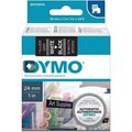 Obrázok pre výrobcu páska DYMO 53721 D1 White On Black Tape (24mm)