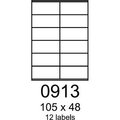 Obrázok pre výrobcu etikety RAYFILM 105x48 univerzálne biele R01000913A (100 list./A4)